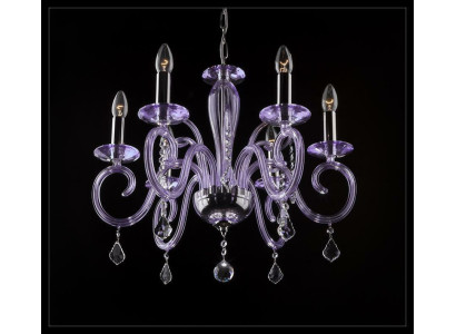 Bohemia Moderne Kronleuchter Licht Deckenleuchten Kronleuchter Kristall Mauve Lampe