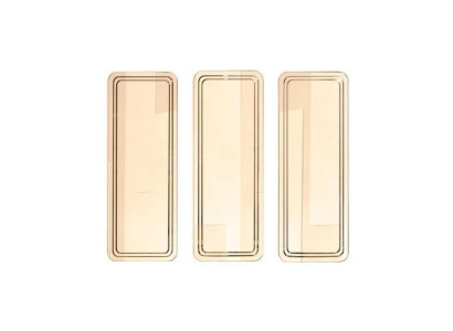 Goldenes Modernes Spiegel Set Wandspiegel Schminktisch Spiegeln 3tlg