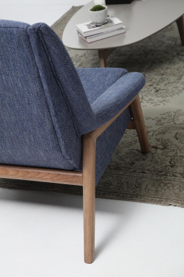 Sofagarnitur 2 Sitzer Sessel Zweisitzer Stoff Sofas Modern Design Grau