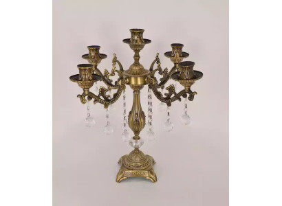 Tischlampe Crystal Luxus Nachttischlampe Wohnzimmer neu gold Modern