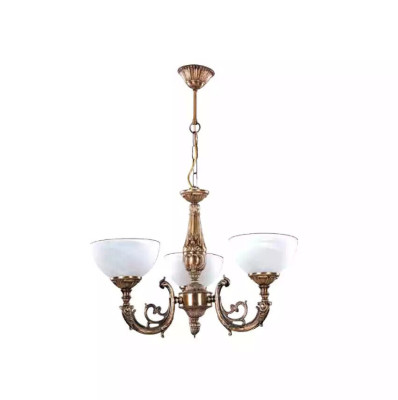 Deckenleuchter Antique Lüster Kronleuchter Deckenlampe Lampe Glas Gold