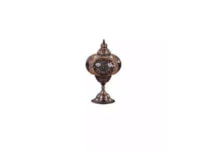 Lampe Tischlampe Tischleuchte Leuchten Luxus Grau Lampen Tisch Glas