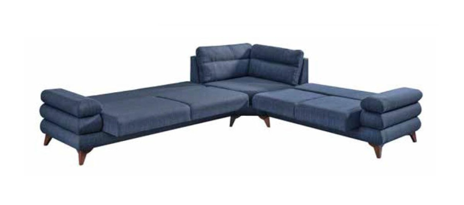  Designer Modernes Sofa Ecksofa Textil Wohnzimmermöbel Sofa L-Form Neu