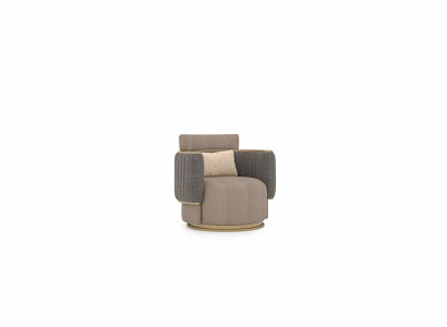 Wohnzimmer Einrichtung Grau Sessel Polster Textil Modern Polstermöbel Neu