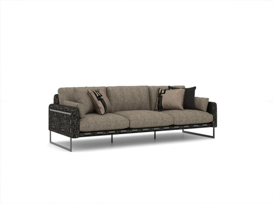 Sofagarnitur 4tlg Polstermöbel Garnituren Textil Wohnzimmer Set Polster