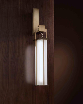 Wandlampe Wohnzimmer Schlafzimmer Struktur in Messing Antik Bronze Finish neu