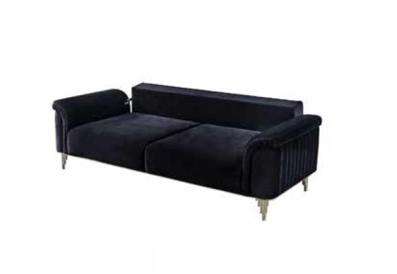  Moderner Zweisitzer Textilsofa Wohnzimmer Sitzmöbel Bequem Holzgestell