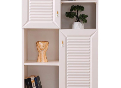 Beige Bücherregal Eifarbig Rechteck Stauraum Regale Jugendzimmer Schrank