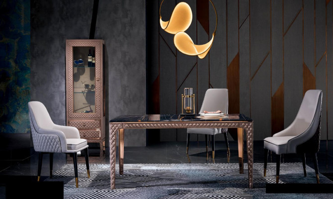 Luxus Esszimmer Stühle 4x Polster Lehnstühle Stuhl Gruppe Sitz Polster
