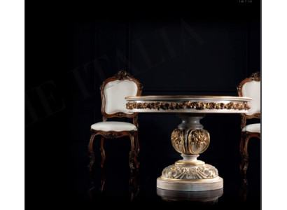 Esstisch Tische Runde Möbel Esstisch Luxus Rund Tisch Massiv Holz Italien Barock