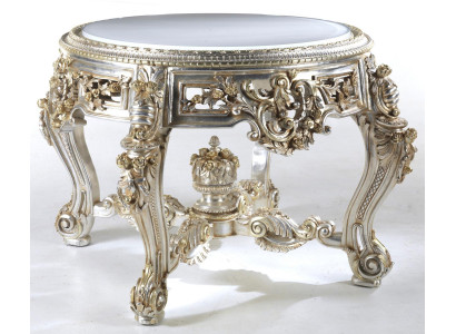 Couchtisch Tisch Beistelltisch Wohnzimmertisch Holz Royal Beistell Barock Tische