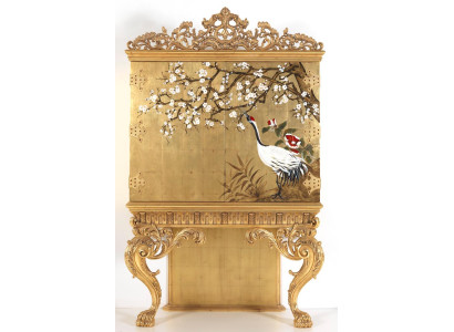 Anrichte Buffet Wohnzimmer Schrank Wohnzimmer Echtes Holz italienische Möbel Neu