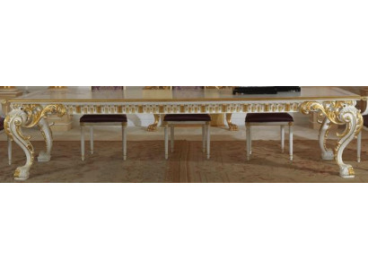 Esstisch Esszimmer Wohnzimmer Holz Tisch Design Möbel Massivholz Tische Italien