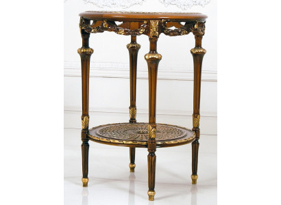 Beistelltisch Barock Rokoko Couchtisch Tisch Echtholz Möbel Tische Italien Neu