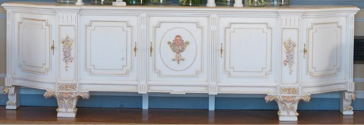 Kommoden Holz Schrank Wohnzimmer Möbel TV Schrankwände Design Sideboard Italien