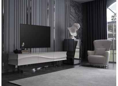 TV Schrank Schränke Wohnzimmer Sideboard Schrank rtv sessel 2tlg.