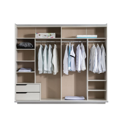 Schrank Luxus Schränke Kleiderschrank Holz Möbel Schlafzimmer 250cm