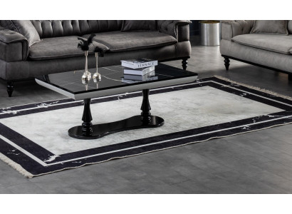 Wohnzimmer Couchtisch Luxus Design neu schwarz Modernes Material Holz