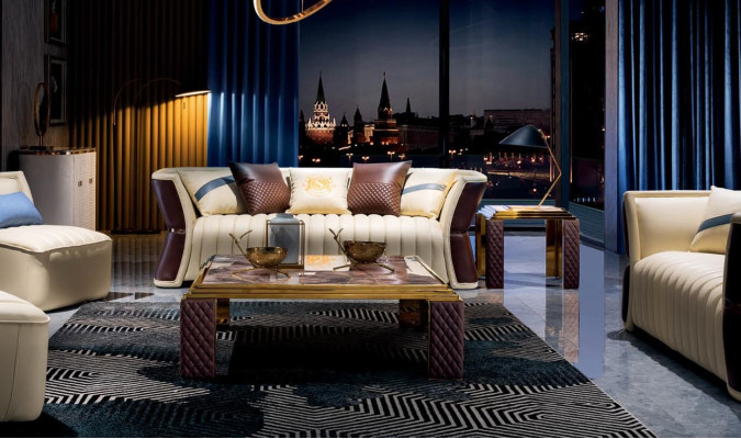 Modern Sofagarnitur 3+2+1 Sitzer Set Sofa Design Polster Couchen Couch