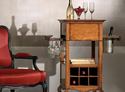 Bar Schrank Weinschrank Kommoden Holz Vintrine Hausbar Hotel Qualität Zimmerbar