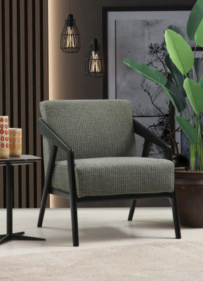 Sessel Sitzer Wohnzimmer Stoff Polyester Stil Modern Design Luxus 