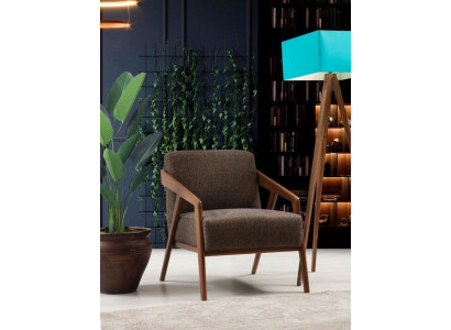 Sessel Sitzer Wohnzimmer 1 Sitz Stoff Polyester Stil Modern Design Luxus Neu
