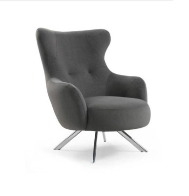 Sessel Ohrensessel Luxus 1 Sitzer Einsitzer Polster Sitz Designer Stoff Modern