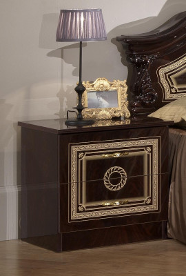 Schlafzimmer Italienische Möbel Set Luxus Chesterfield 6tlg. Bett Betten Schrank