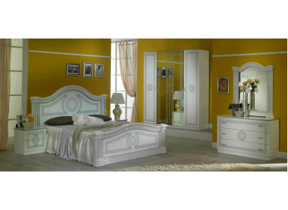 Schlafzimmer Italienische Möbel Set Modern Luxus 6tlg. Bett Betten Schrank Neu