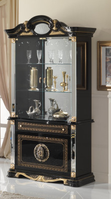 Klassischer Schrank Klassische Vitrine Vitrinenschrank Vitrinen Schränke Holz
