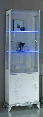 Klassische Schrank Bücherschrank Bücherregal Vitrine Vitrinenschrank Glasschrank
