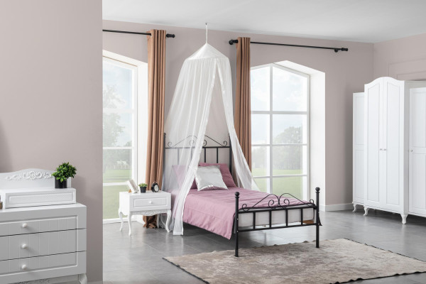 Bett Nachttisch 2 tlg. Schlafzimmer Set Design Möbel Betten Luxus