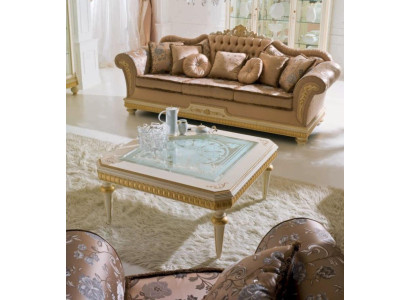 Luxus Dreisitzer Sofa 3 Sitzer Stoff Sofas Design Barock Wohnzimmer
