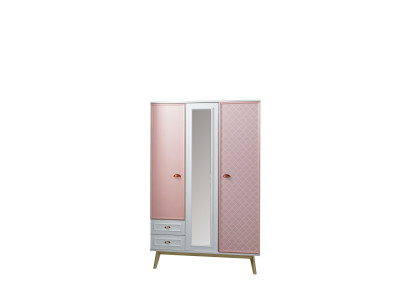 Moderner Kleiderschrank Jugendzimmer Garderoben Rosa Möbel Design 