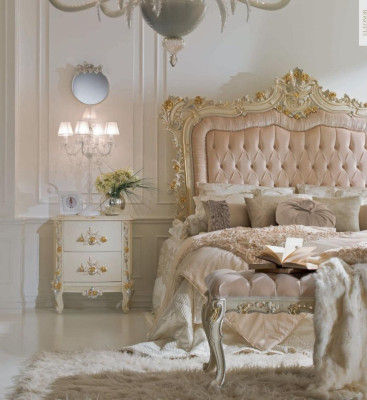 Luxus Bett Chesterfield Doppelbett Bettrahmen Beige Schlafzimmer