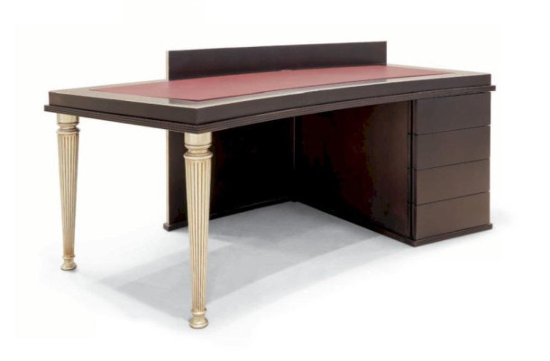 Schreibtisch Büro Schreibtische Tische Holz Luxus Modern Computertisch
