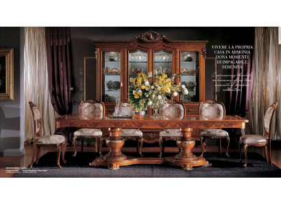 Esstisch Tisch Esszimmertisch Essecke Holz Groß Braun Barock Esszimmer