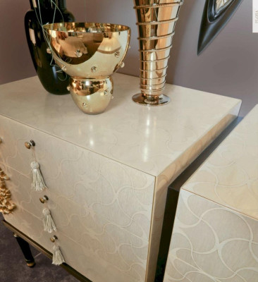 Kommode Sideboard Luxus Schränke Kommoden Schlafzimmer Holz Beige