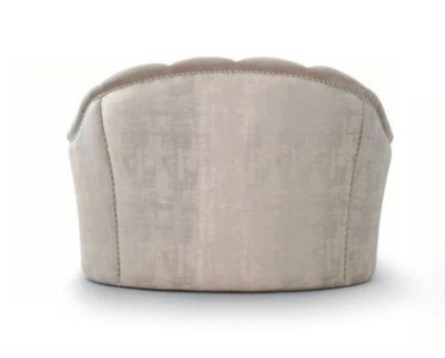 Sessel Luxus Sitzer 1 Sitz Clubsessel Stoff Wohnzimmer Grau Modern