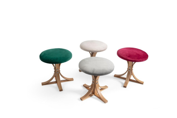 Modern Designer 4x Hocker Komplett Möbel Wohnzimmer Luxus Einrichtung