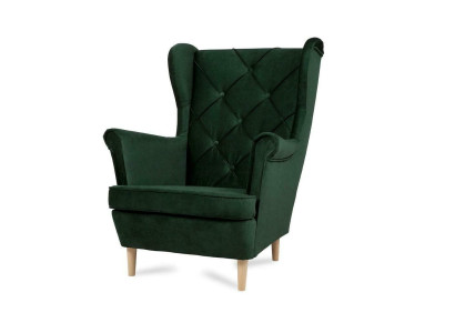 Chesterfield Sessel Fernseh Couch 1 Sitzer Sofa Stoff Textil Ohrensessel