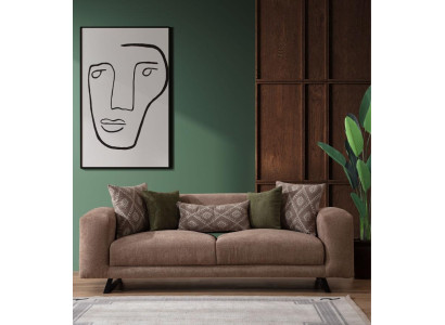 Moderner 3-Sitzer Luxuriöses Sofa Designer Wohnzimmer Couchen Sofas
