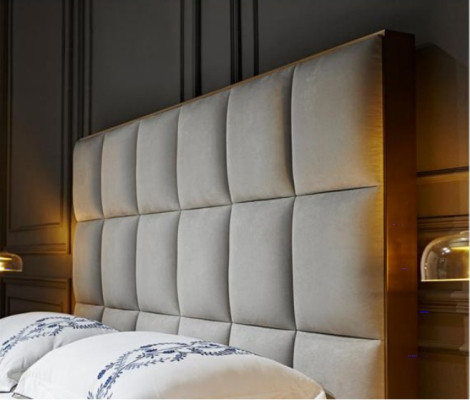 Bett 2x Nachttisch 3 tlg. Schlafzimmer Set Designer Luxus Gruppe Neu Garnitur