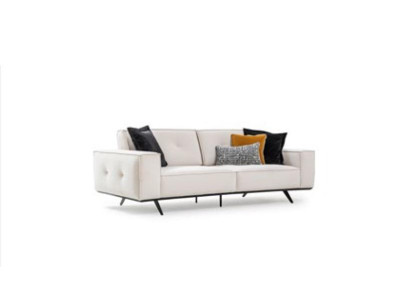 Luxus Sofa 3 Sitz Stof Wohnzimmer Modernes Design Sofas Polster Couchen