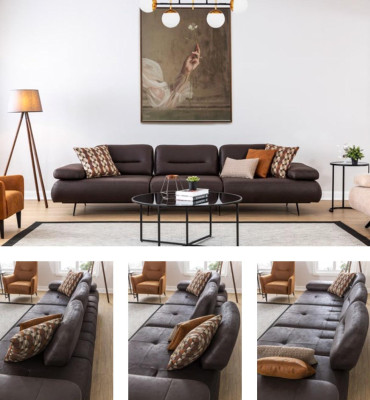 Sofagarnitur 421 Sitz Couch Polster Möbel Wohnlandschaft Garnituren