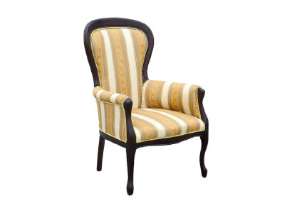  Klassischer Stühle Polster Textil Stoff Leder Sessel Stuhl Königlich - Model W1 