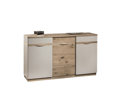 Klassische Kommode Vitrine Kommoden Vitrinen Kommodenschrank Schrank Como CM-K3 