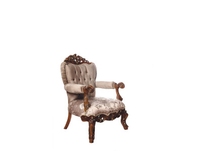 Sessel Thron Stuhl Couch Barock Stühle Möbel Einrichtung Samt Gold
