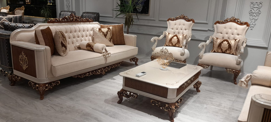 Wohnzimmer Couchtisch Luxus Tisch 120x72 Tische Holztische Möbel Einrichtung