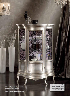 Vitrinen Glas Schrank Vitrine Wohnzimmer Holz Anrichte Luxus Möbel Regal Neu